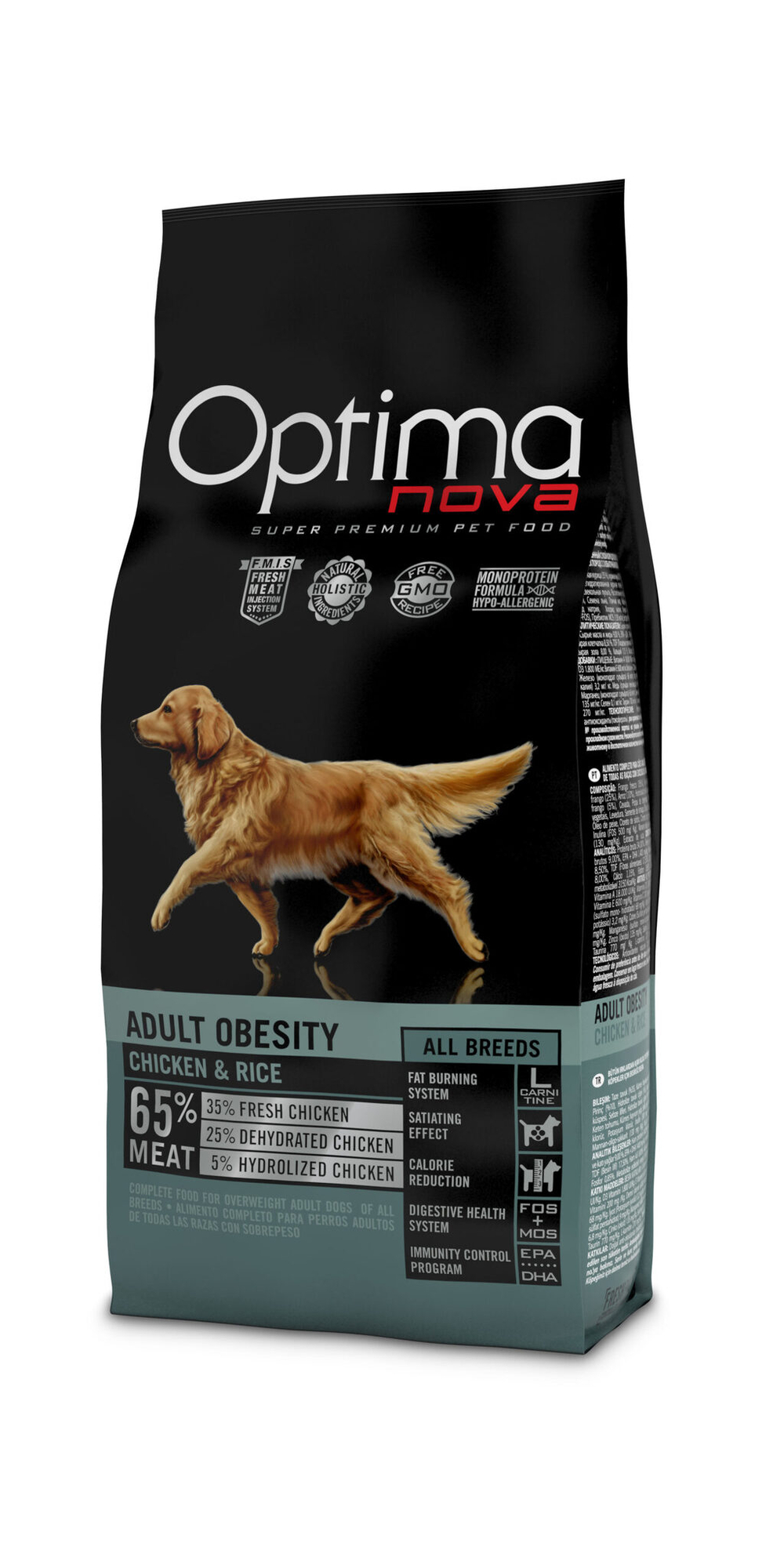 Optima Nova Adult Obesity (Курица и рис)