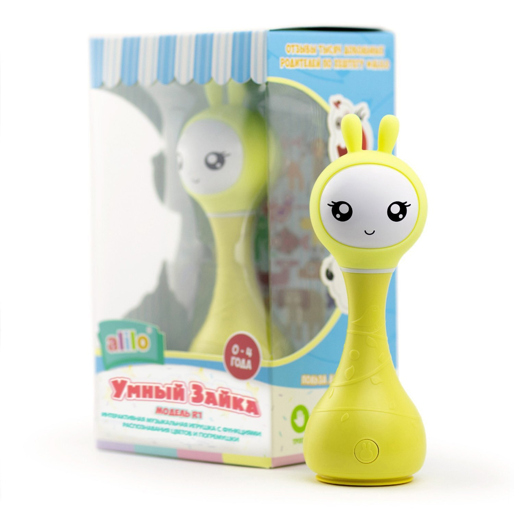 Музыкальная игрушка Умный зайка alilo R1. Цвет: жёлтый. Арт. 60907