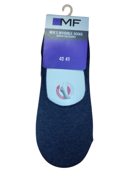 071K-352 ПОДСЛЕДНИКИ  МУЖСКИЕ джинсовый меланж (27)