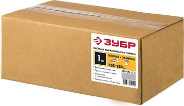 ЗУБР СВП, комплект: 5,0 мм, зажим + клин, 250 + 250 шт, система выравнивания плитки (33851-H250)