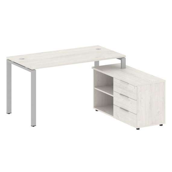 Метал Систем Рабочая станция с тумбой на П-образном м/к БП.РС-СТС-2.3 (R)