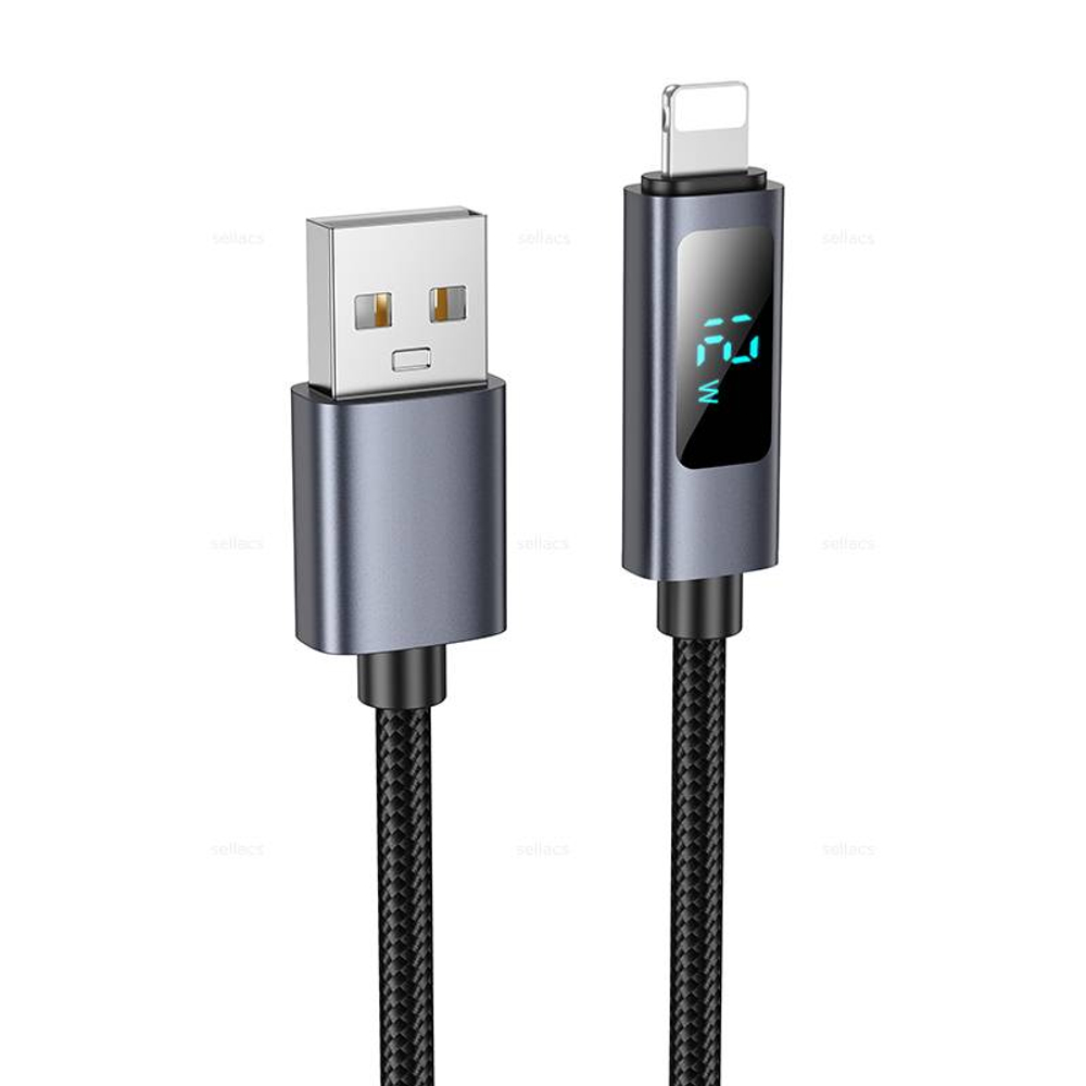 Кабель USB на Lightning Hoco X112 (black) (Краснодар склад)