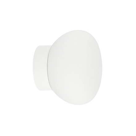 Светильник накладной MUNICH под лампу G9, опаловое стекло, белое основание, D140xH115мм, IP54