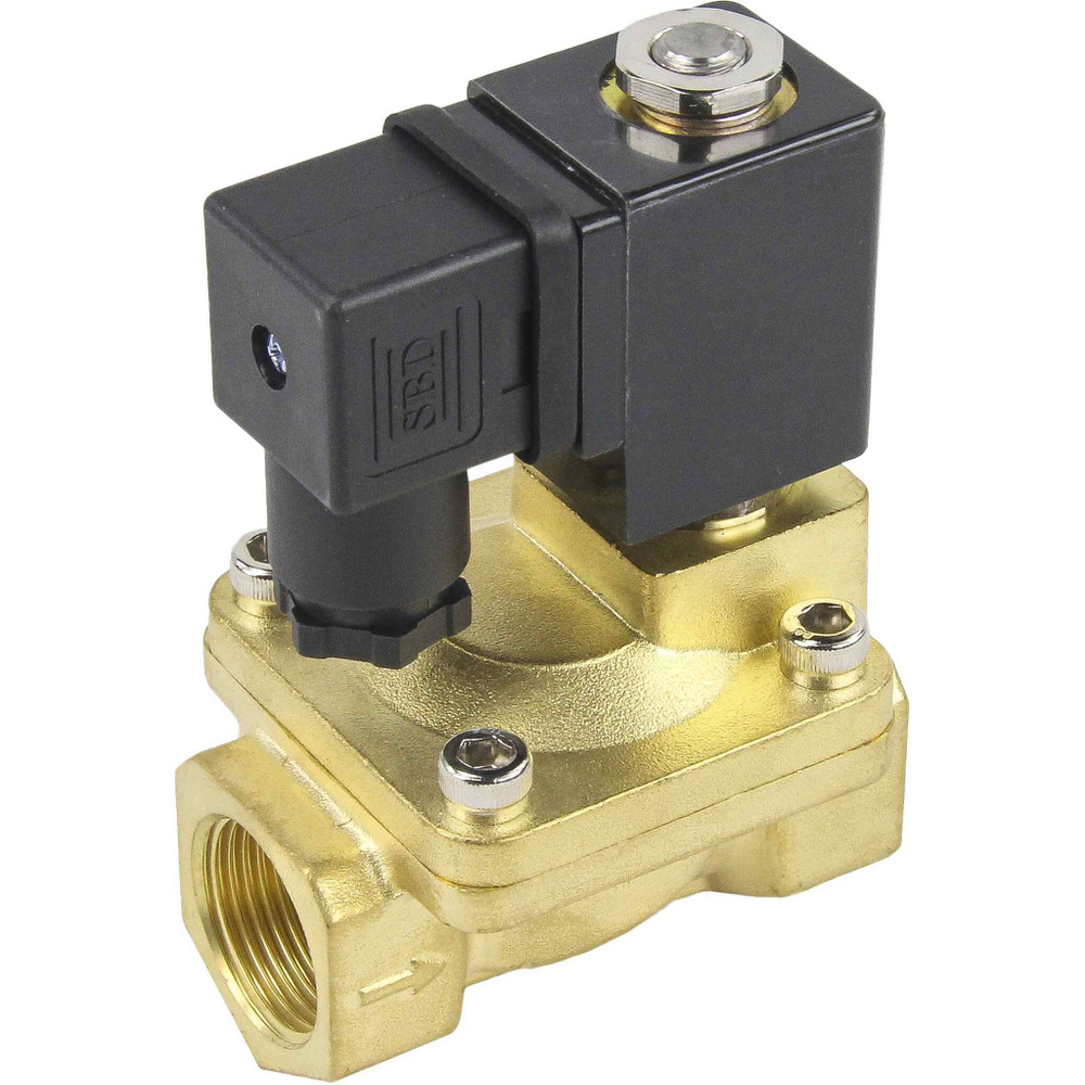 Two way normally closed indirect acting electric solenoid valve Elephant VS2W-400E-PU-NC G EPDM 110/220V, body material - brass, seal - EPDM