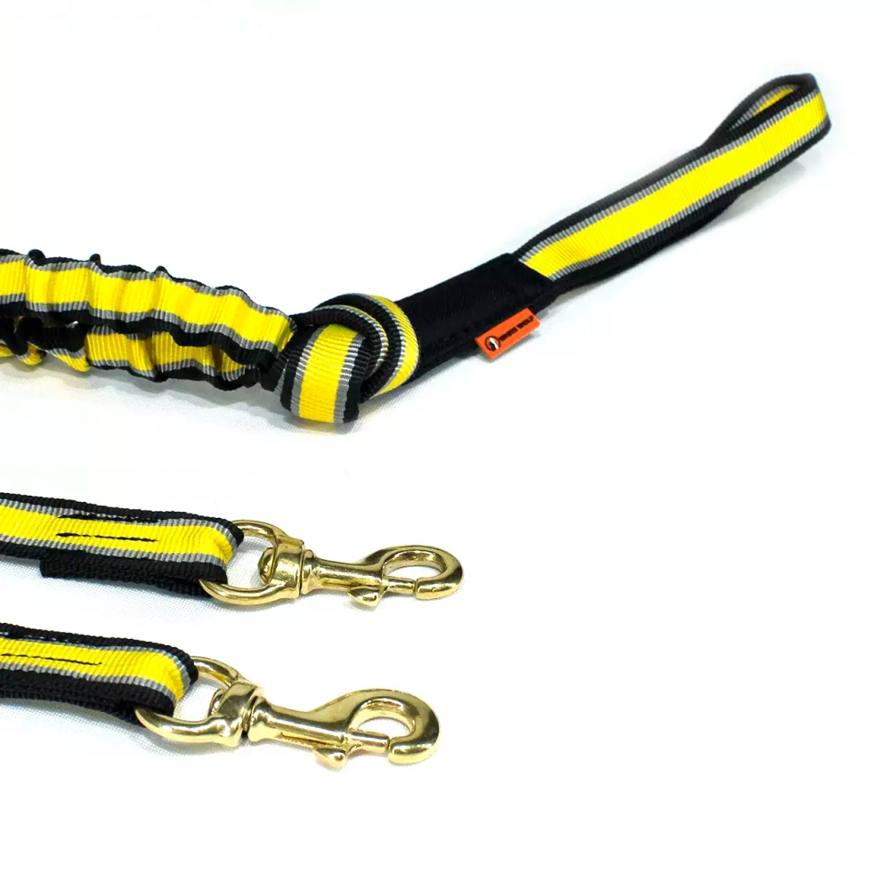 потяг на 2 собаки для ездового спорта желтый