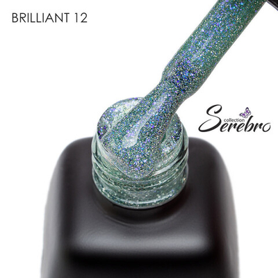 Гель-лак "Brilliant" Serebro №12, 11 мл