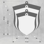 Акриловая медаль 1009