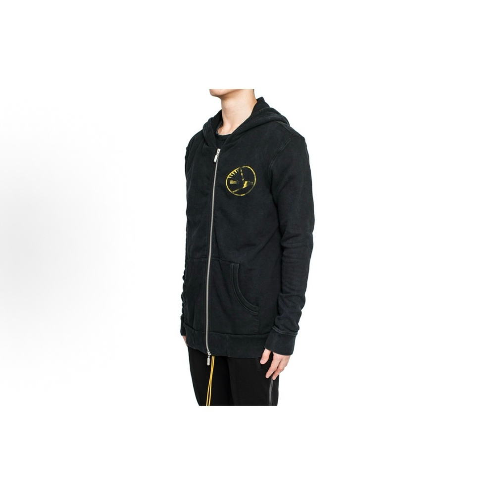 Rhude Zip Hoodie Black