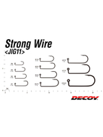 Крючок одинарный Decoy JIG11S Strong Wire #2/0 (в упаковке 8 штук)