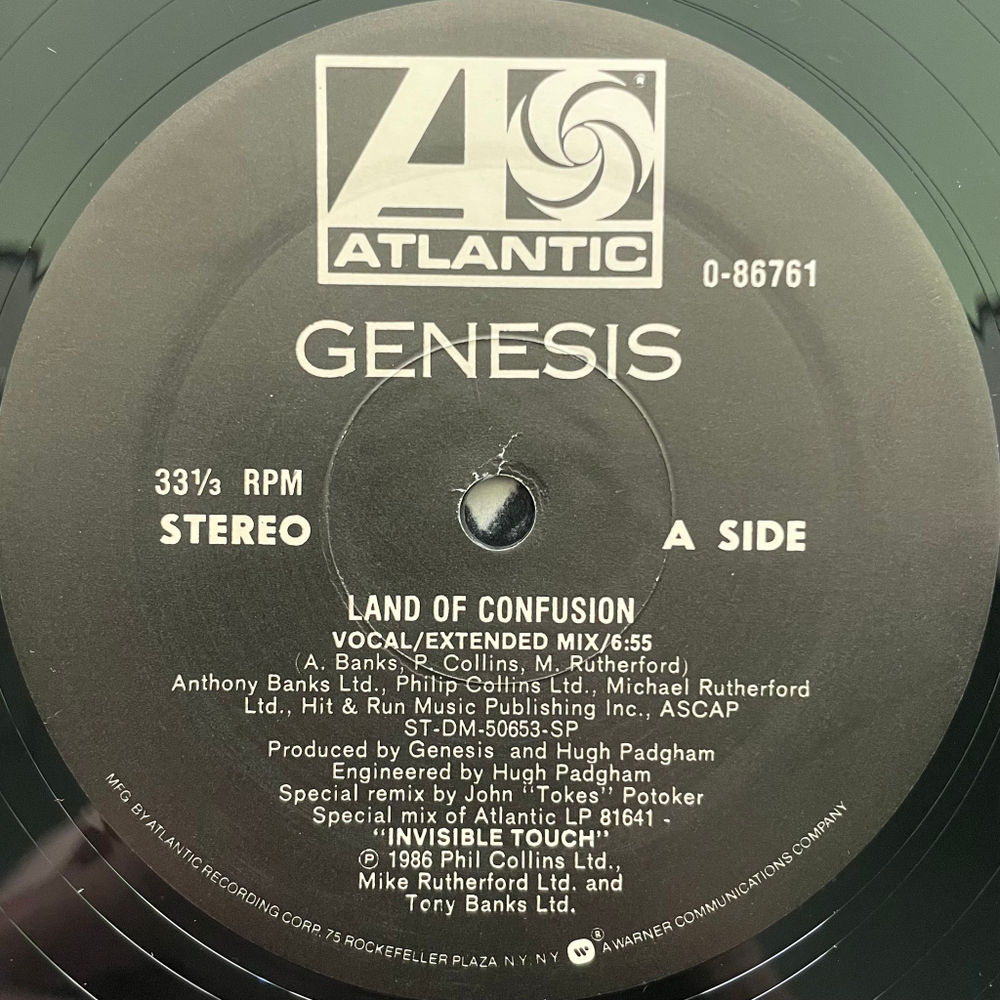 Genesis ‎– Land Of Confusion (США 1986г.) EP