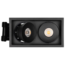 Светильник CL-SIMPLE-S148x80-2x9W Warm3000 (BK, 45 deg) (Arlight, IP20 Металл, 3 года) 028151