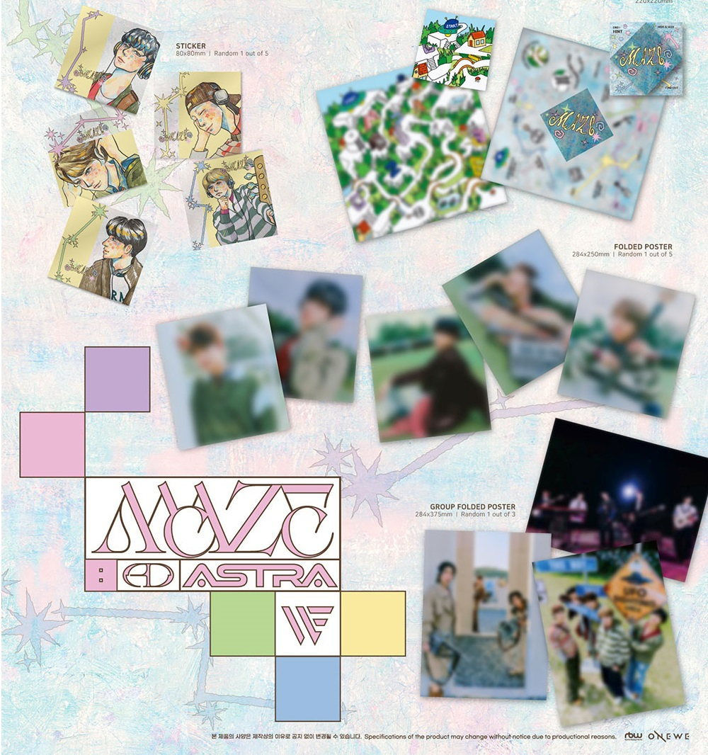 Альбом ONEWE - 4th Mini Album MAZE : AD ASTRA (MAZE ver.)