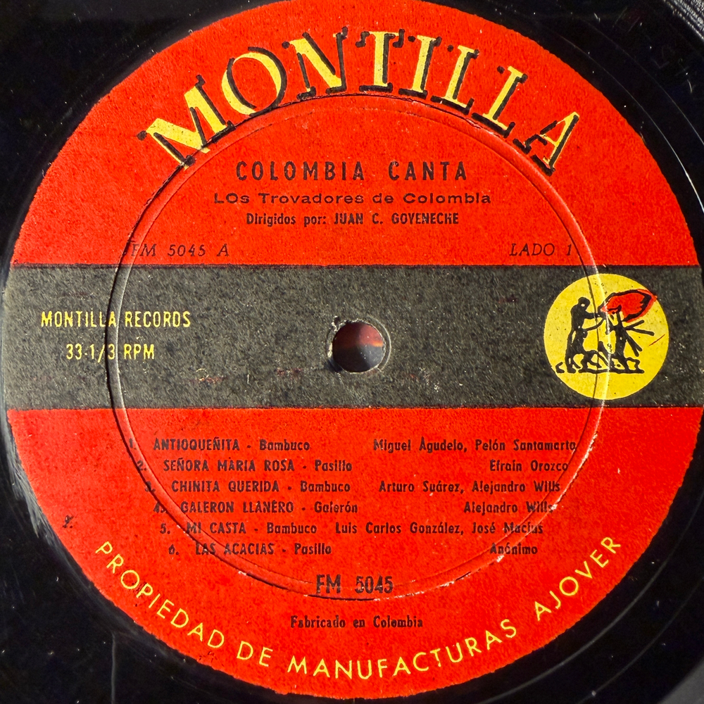 Los Trovadores De Colombia ‎– Colombia Canta Vol. 1 (Колумбия)