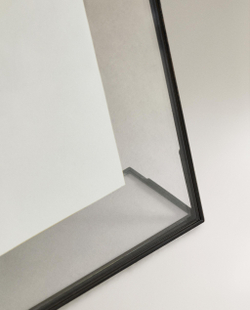 Zara Home Фоторамка из стекла, цвет чёрный, 20 см
