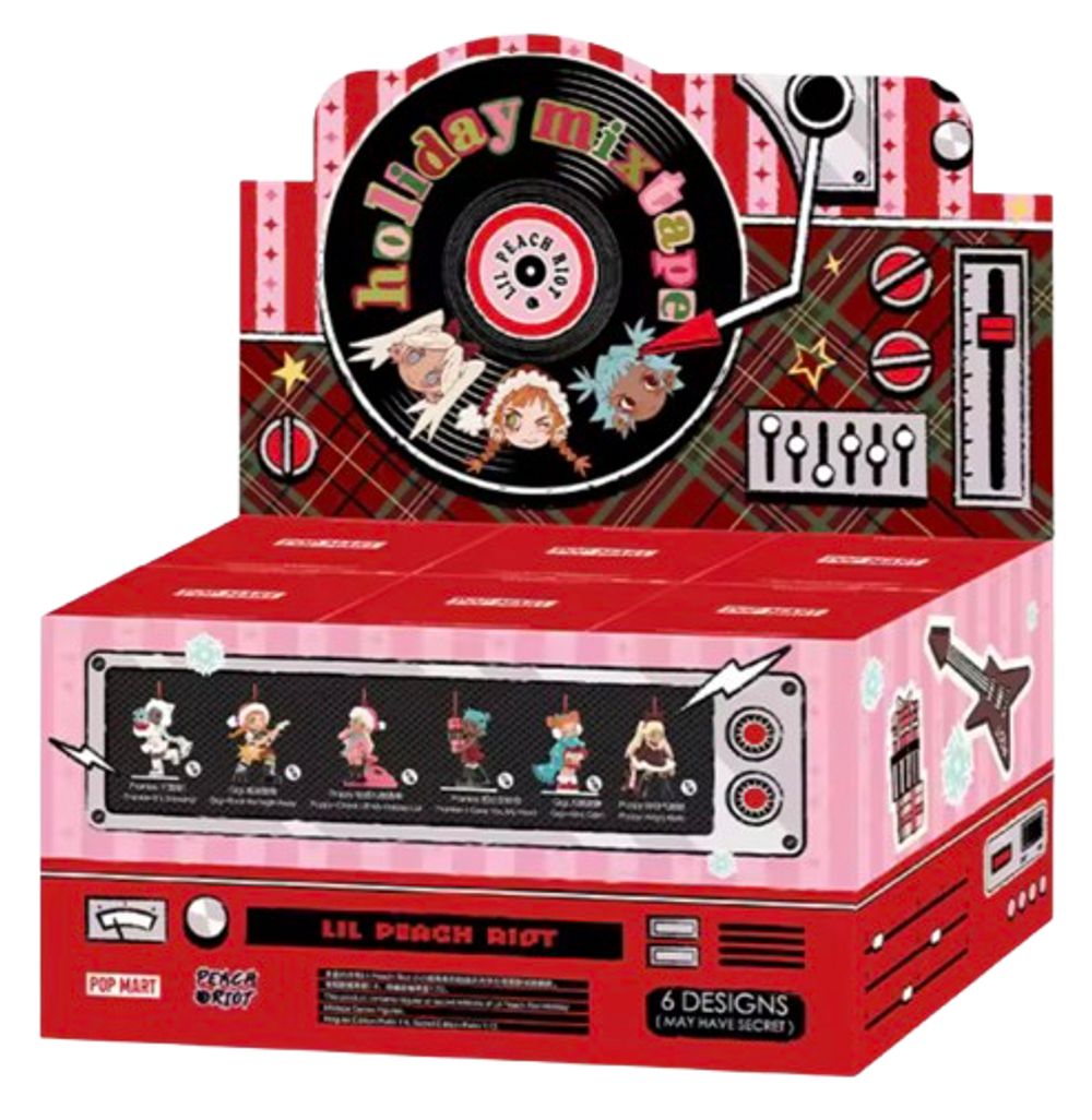 Рандомная фигурка Blind Box Pop Mart Lil Peach Riot Little Peach Holiday Suite Series Figurine