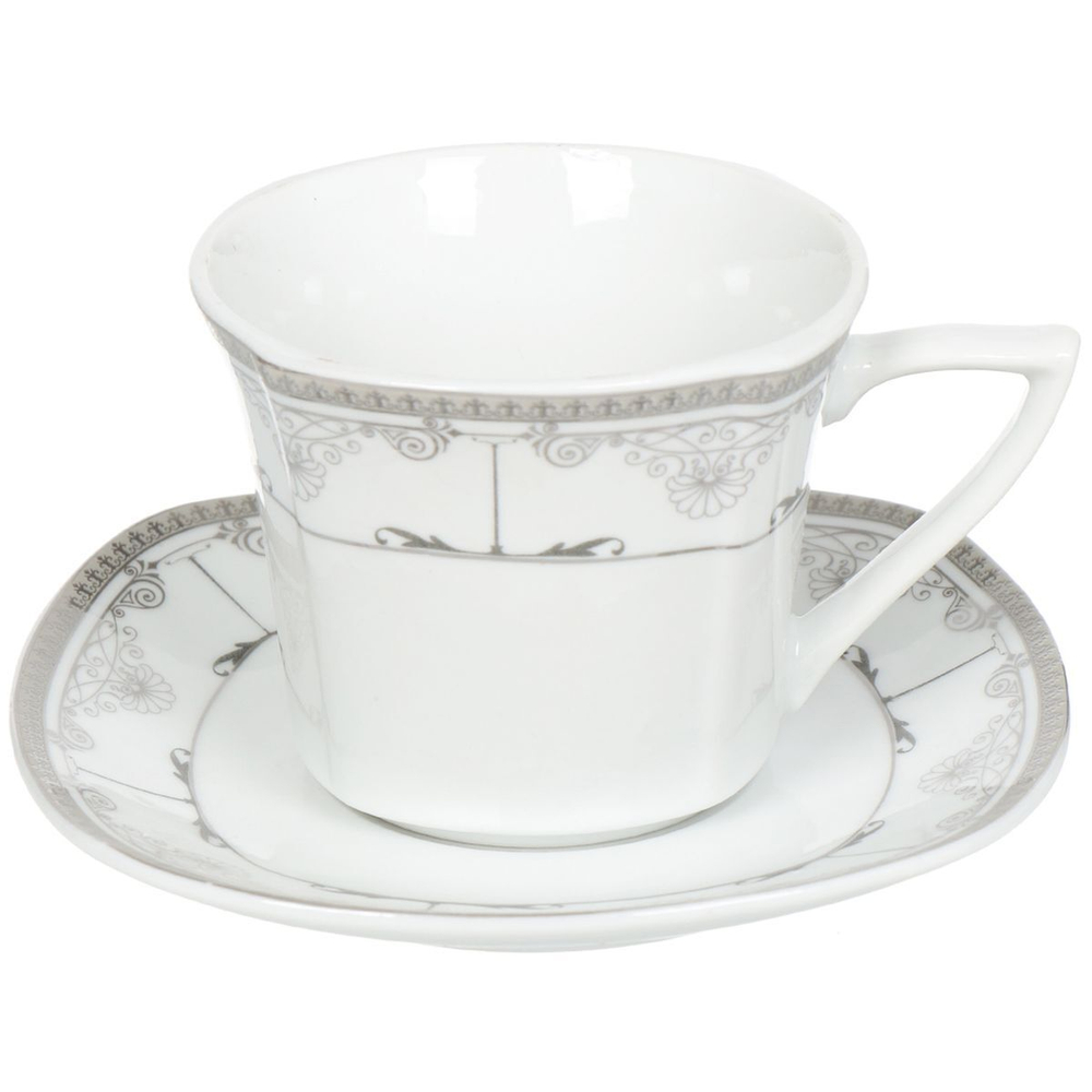 Набор чайный керам, 12 пр, 6 перс, 180 мл, Левадия, SF12-G08