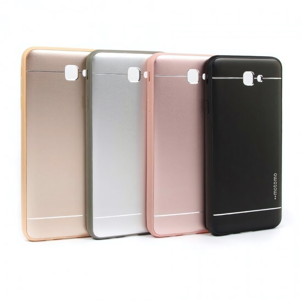 Чехол ТПУ+металл для Samsung Galaxy J7 Prime, 009511 Черный