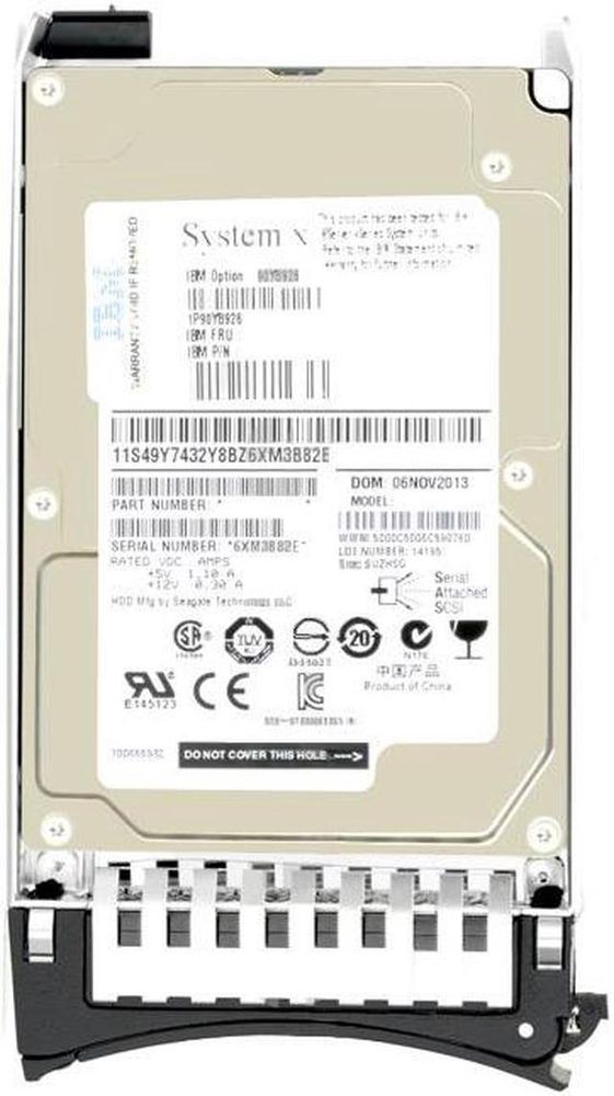 Жесткий диск IBM 300GB 10K 2.5 SAS 6GB 00W1159