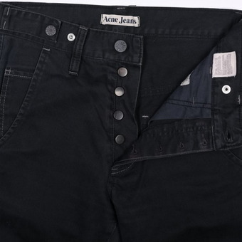 Необычные черные джинсы Acne Jeans, XS (28x32)