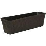Балконный ящик РОТАНГ 600 коричневый ротанг 0,16,575х0,18м