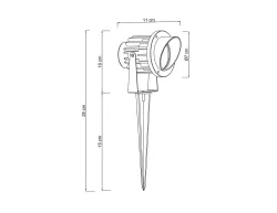 Грунтовый светильник Arte Lamp