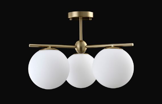 Потолочная люстра Crystal Lux FELIZ SP-PL3 BRONZE/WHITE