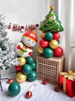 Шар (32"/81 см) Фигура, Счастливый снеговик