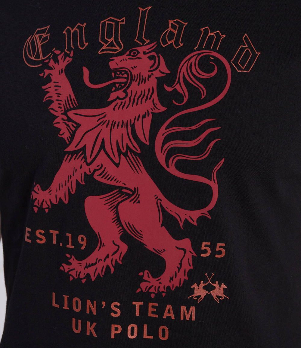 футболка La Martina - черный(UMRE31 JS342)