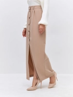 Юбка длинная на пуговицах