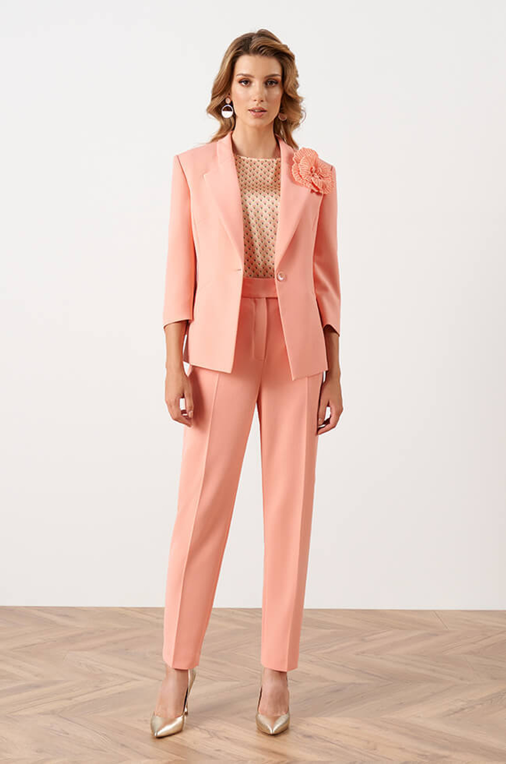 1873 Жакет женский (персиковый)