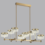 5032/48LA L-VISION ODL24 569 античн.бронза/металл/акрил Люстра LED 48W 4000K 3125лм FIVRE