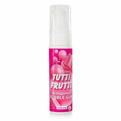 Интимный гель TUTTI-FRUTTI BUBBLE GUM 30 г.