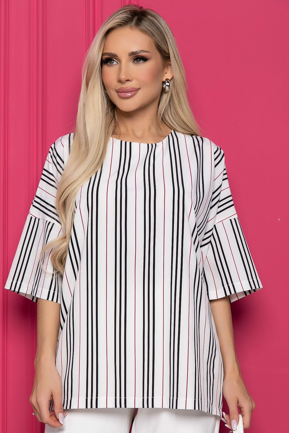 Блуза "Лола" (белая) Б8860 LT Collection