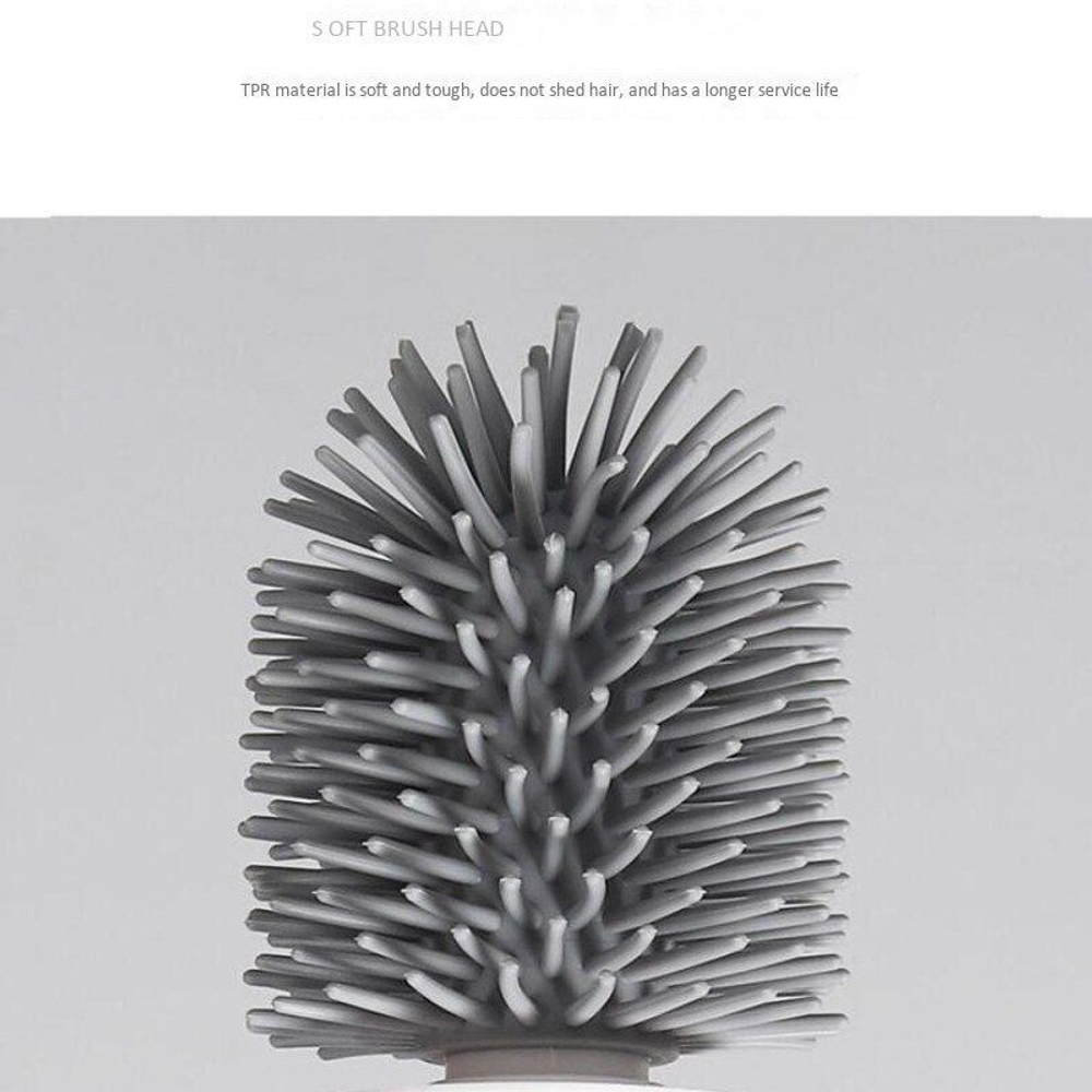 Ершик для унитаза Toiletbrush, напольная / настенное крепление, белый