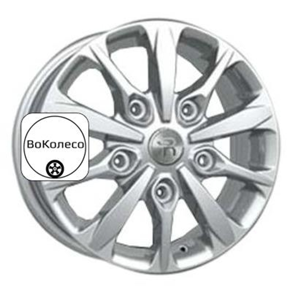 5,5x16/5x160 ET62 D65,1 FD114 Sil (конус, C570) Replay