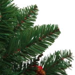 Ёлка «Лесное утро» 150 см, ПВХ с шишками и ягодами (456 веток)