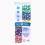 Губка для мытья посуды L 10 шт