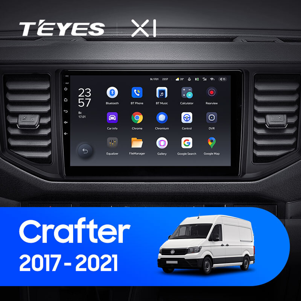 Teyes X1 10,2"для Volkswagen Crafter 2017-2021