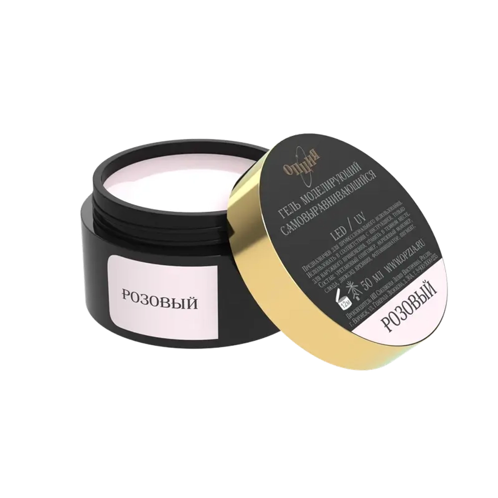 Гель моделирующий розовый 50мл (молочно-розовый) ОПЦИЯ
