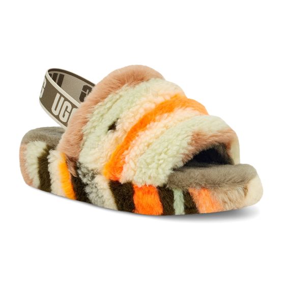 Ugg Fluff Yeah Slide Cali Collage 'Olive'