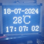 Бегущая строка Р10 белый цвет