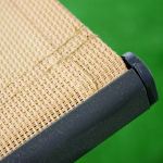 Шезлонг пляжный лежак 195х65.5х98 см, 100 кг, 5 положений спинки, Green Days, YTCT065-17