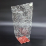 Пакет на жестком дне, рисунок «мошка» (дно 14*14; выс.53см)