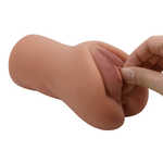 Коричневый мастурбатор-вагина 16,5см Pretty Love Crazy Bull Eliana Realistic Pussy BM-009235N-1