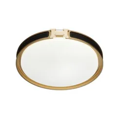 7667/ELN COLOR SN 132 Светильник пластик/черн/золот LED 76Вт 3000/4000/6000К D505 IP43 CCT FAVEMO BLACK