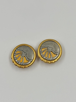 Накладка на пуговицу биколор