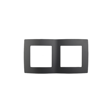 12-5002-05 ЭРА Рамка на 2 поста, Эра12, антрацит