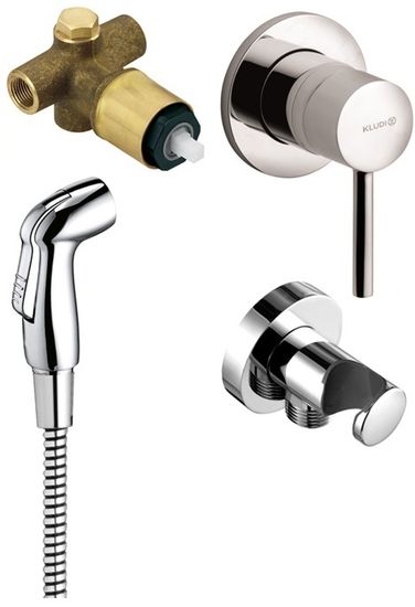 Душ гигиенический Kludi Bozz 389990576 (комплект, 1 вид струи)