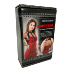 Кожаная черная портупея с цепочками БДСМ Арсенал Lady's Arsenal 300-17