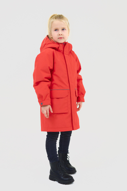 Куртка детская утепленная HANKA NORPPA карминно-красный - аналог Didriksons